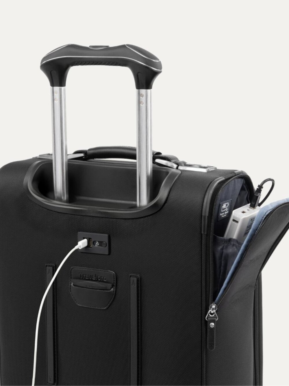 NWT - Travelpro Platinum Elite Carry-On Spinner, Black - Picture 3 of 6